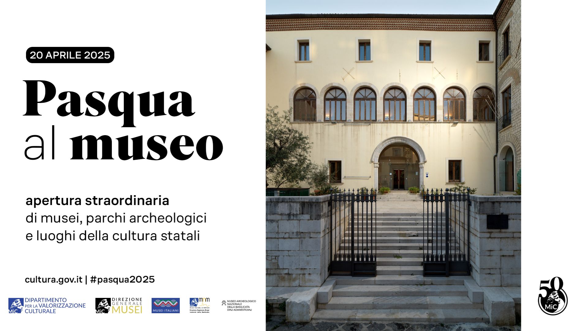 Pasqua 2025 - Museo Archeologico Nazionale di Potenza